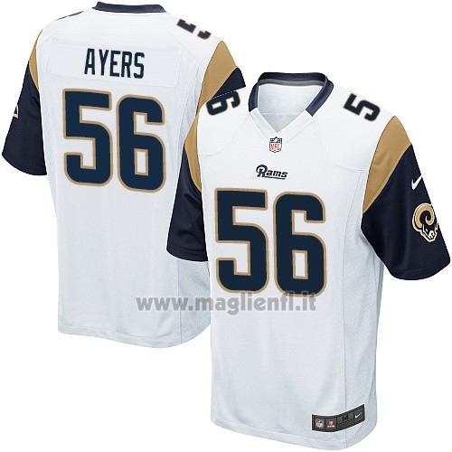 Maglia NFL Game Los Angeles Rams Ayers Bianco